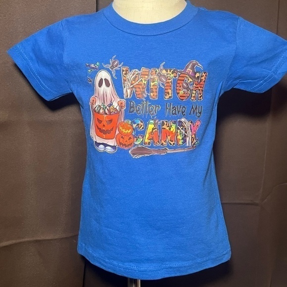 Witch better have my candy toddler top on royal blue shirt - Picture 1 of 4